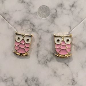 ☮️💗4/$12; 2/$8⭐️🩷 Pink Owl Earrings 🦉